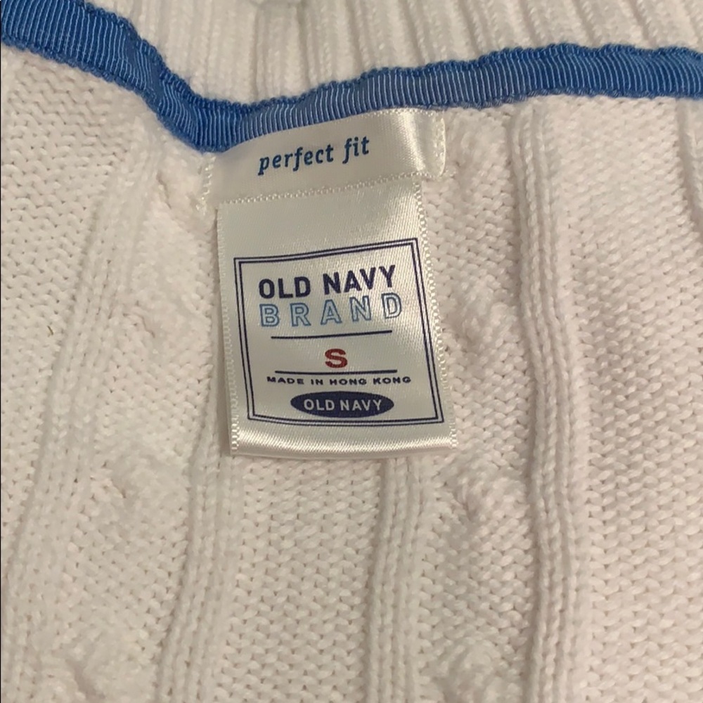 🏷️ Old Navy Perfect Fit Cable Knit Sweater S - Picture 5 of 5